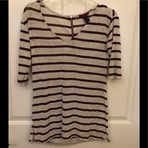 BKE red striped top
